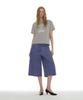 PARTIMENTO WOMEN Washed Cargo Bermuda Shorts_Purple