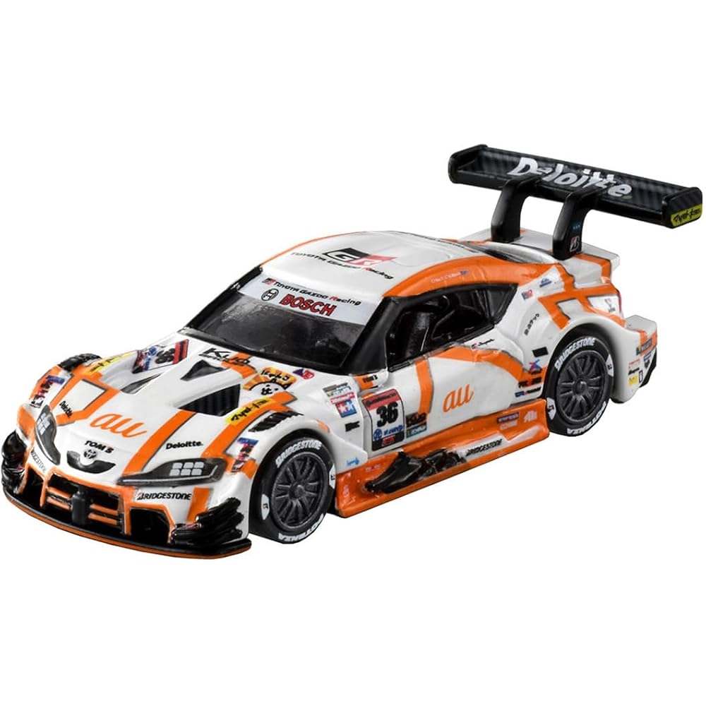 

Takara Tomy Tomica Premium Racing au TOM S GR Supra Diecast Toy Car for Ages 6 and Up