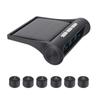 Solar Power TMPS LCD Display LCD Security Alarm Tire Pressure Monitoring For Truck Bus Car Tyre Temperature Alarm System With 6 External Sensors