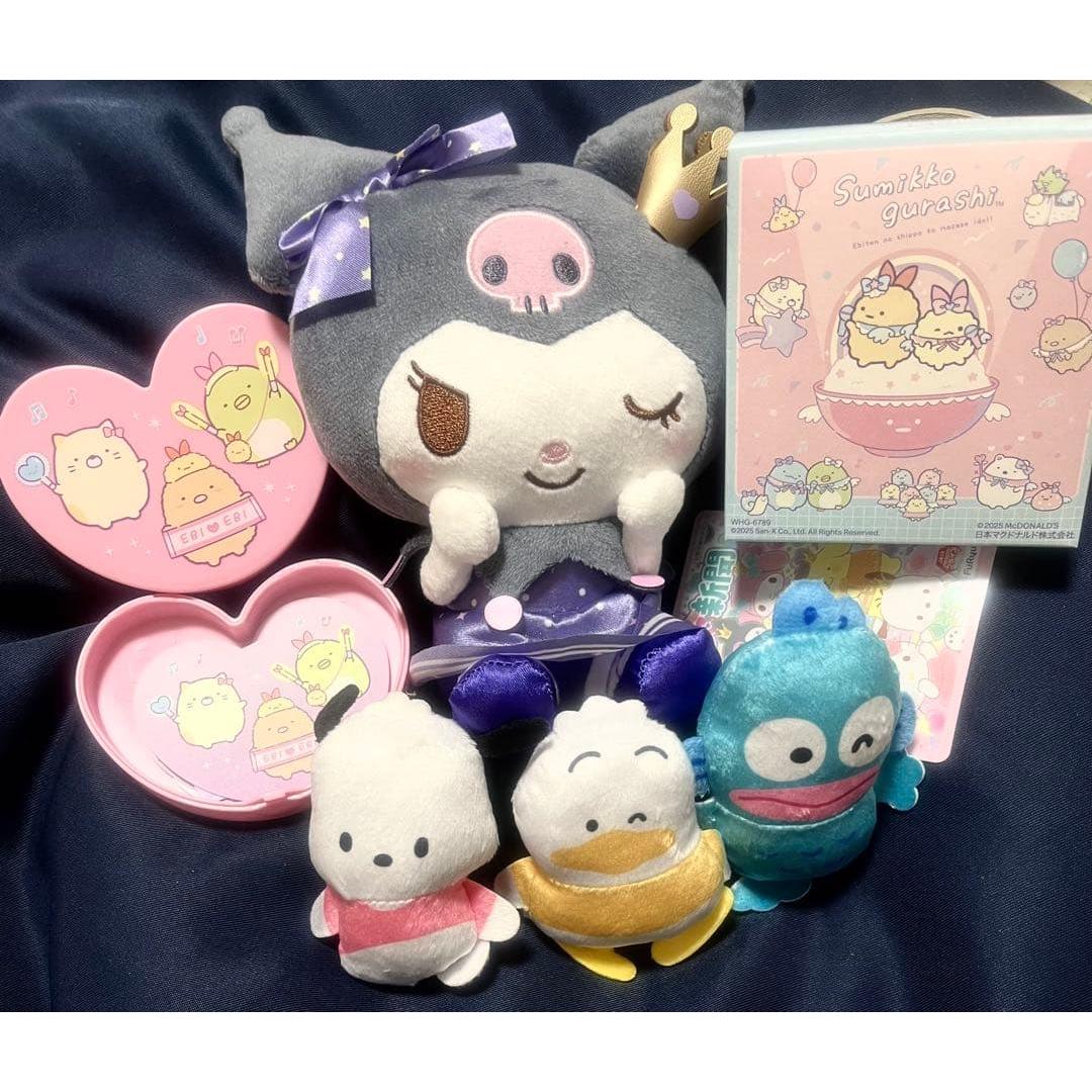 Sanrio Characters stuffed toy mascot, Sumikko Gurashi accessory case bulk sale 5 items