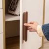 T-Shape Cabinet Handles Walnut Wood Wardrobe Handles New Kitchen Decoration  Cupboard Wardrobe