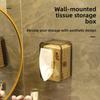 Light Luxury Nail-free Diamond-free Strong Load-bearing Bathroom Hole-free Wall-mounted Tissue Box