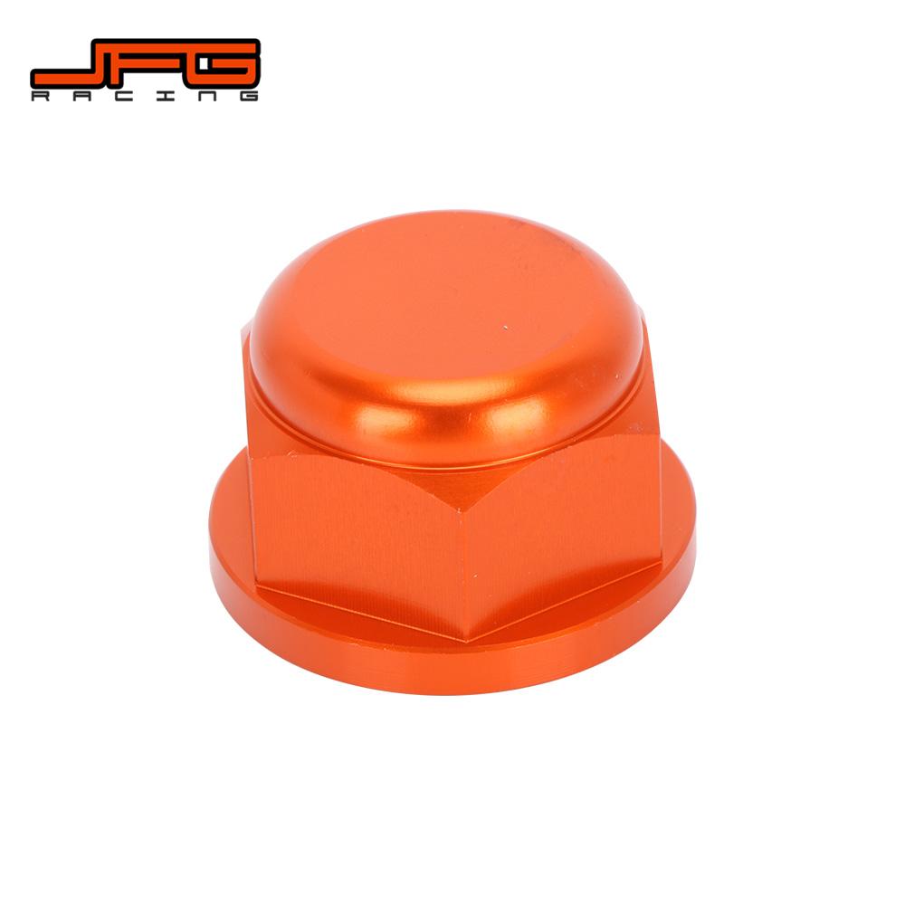 Motorcycle CNC Front Wheel Lock Nut Bolt Rear Chain Adjuster Axle Block Cover Aluminum For KTM SX SXF XC XCF EXC EXCF XCW 85-530