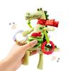 Baby Crib Stroller Hanging Toy With Plush Animal, Rattle Teether | Montessori Sensory Toy For Newborns  Car Seat Activity Toy