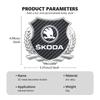 Cycr3 For Skoda 3D Metal Car Side Fender Body Trunk Badge Sticker Accessories VRS Superb Yeti Octavia Enyaq Rapid Karoq Derivati