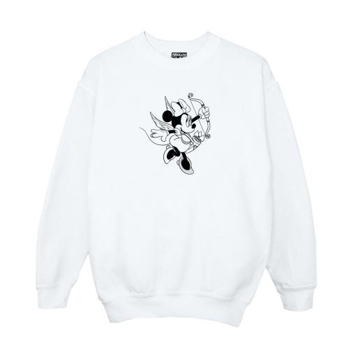Disney Womens/Ladies Minnie Mouse Love Cherub Sweatshirt