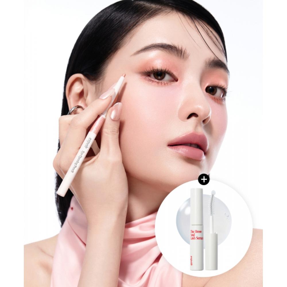 Espoir New Eye Opening Pencil + Mini Eyelash Serum Rosewood