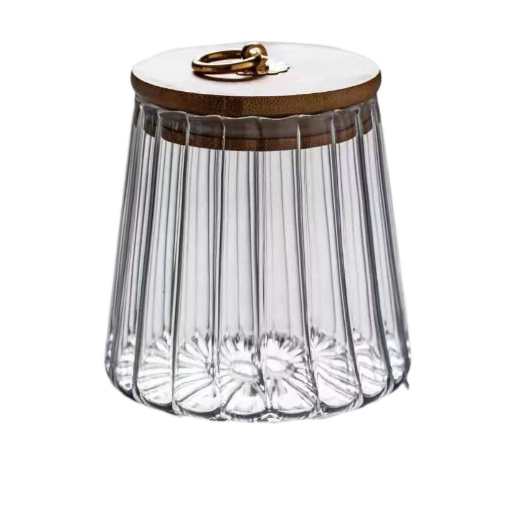 Airtight Glass Storage Jars Transparent Seasoning Pot Spice Jar Glass Canister  Kitchen