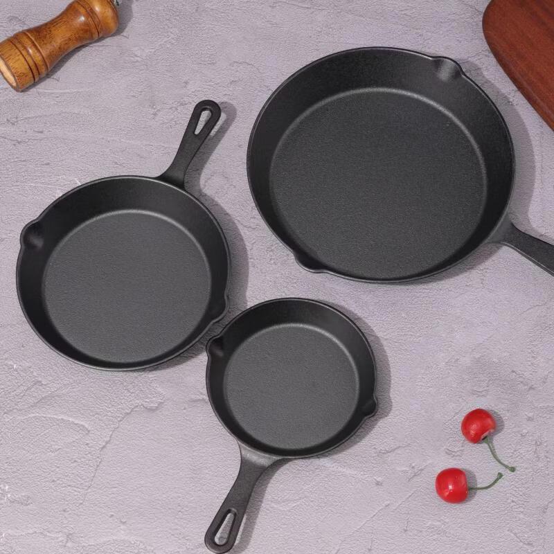 ZISIZ Cast Iron Non-stick Frying Pan