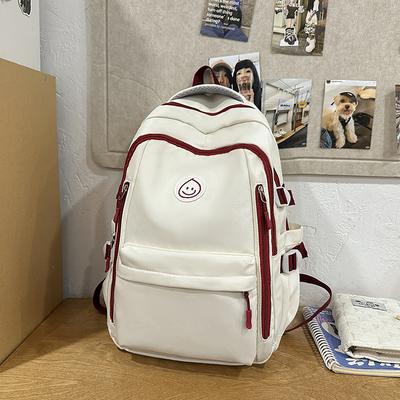 Students Schoolbag Tutoring Bag Large Capacity Knapsack Waterproof Outdoor Travel Backpack Tote Gift