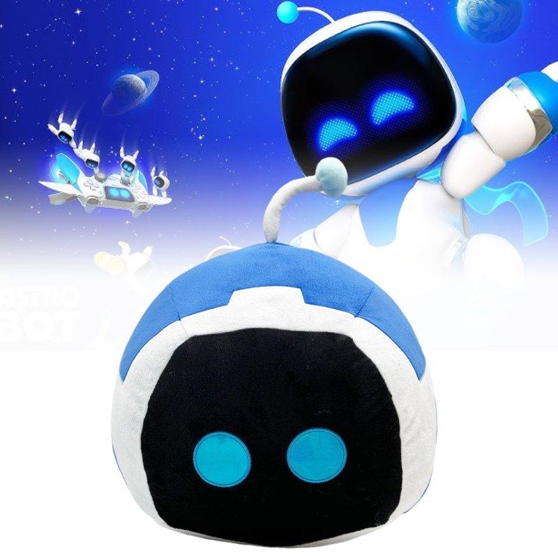 Blue Bot Astro Plush Toy Dolls  Room Decoration Ornament Children 30cm Gifts