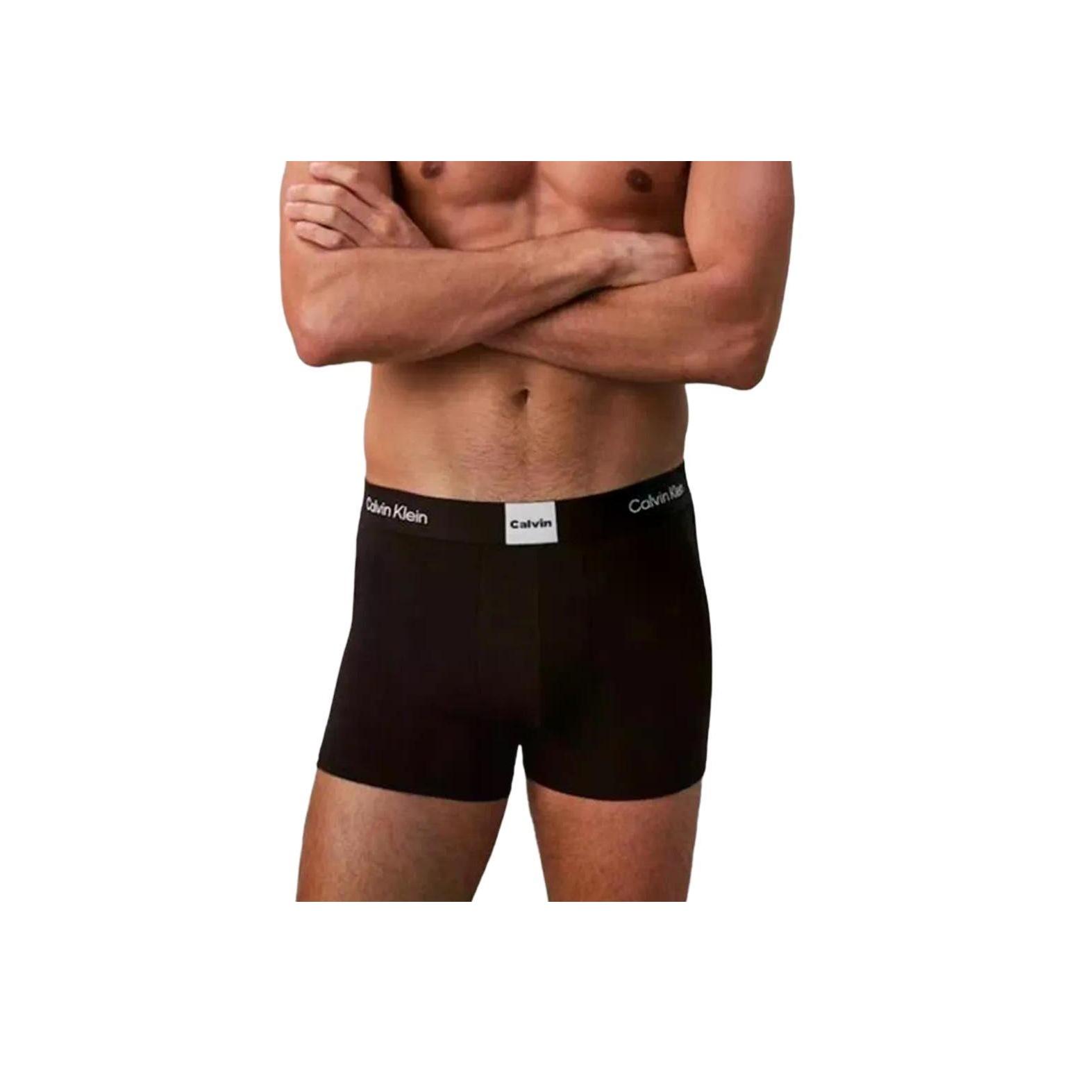 Calvin Klein Logo Waistband Stretch Boxer Briefs Men underwear LV00NB4476 S