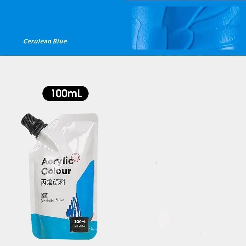 

Самонесущая сумка 100 мл, водонепроницаемые акриловые краски, портативная маленькая упаковка, сумка для дополнений к краскам, студийные принадлежности для занятий искусством