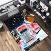 Christmas Gift Halloween Themed Cola Beverage Coca Cola Carpet Is Suitable for Living Room and Bedroom Doormats Office Balcony Decorative Carpet V26