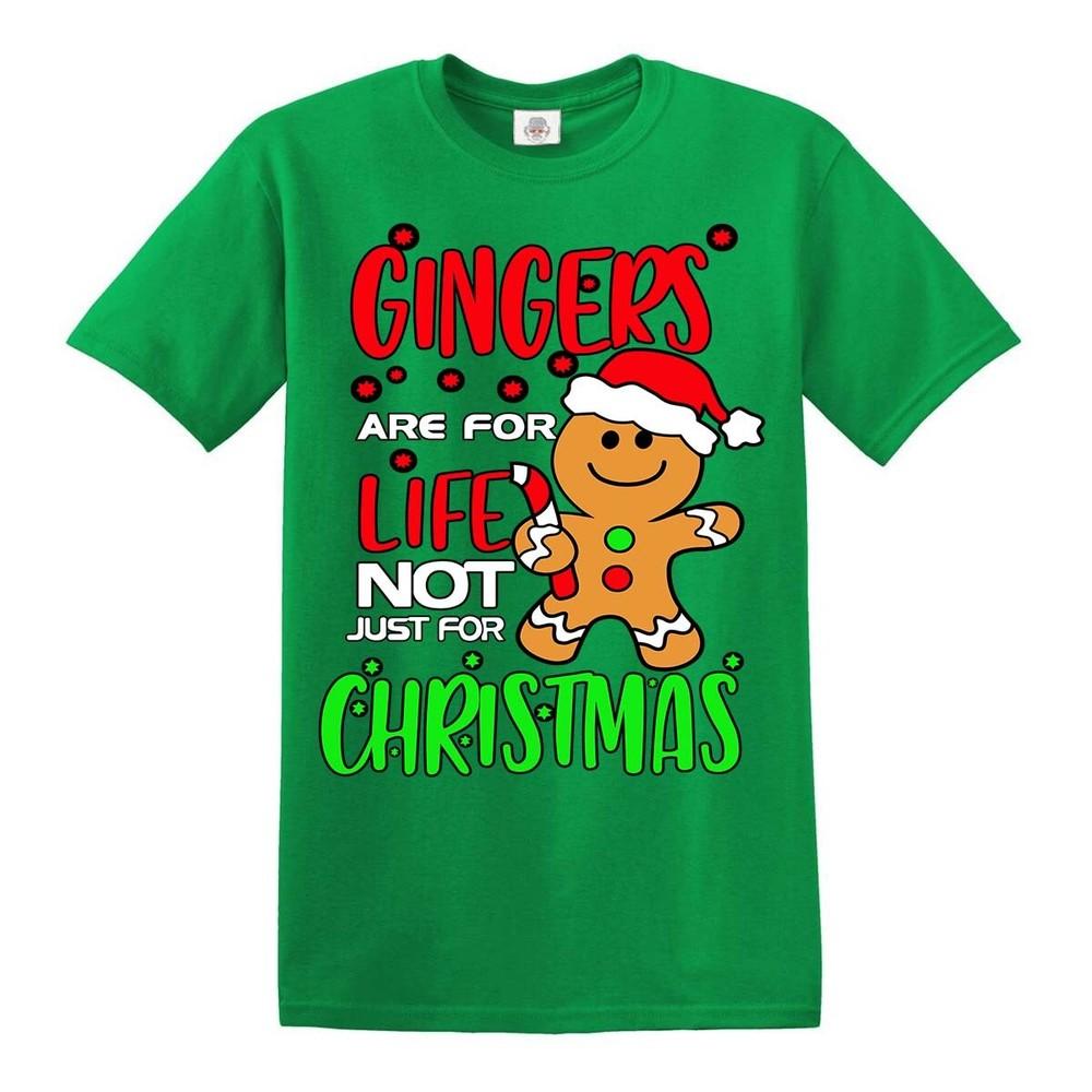Gingers are for life not just for christmas tshirt funny xmas santa 2020 top c6