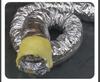 200mm Diameter Extendable Flexible Duct for Central Air Conditioning Ventilation with Reinforced Insulation