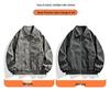 2025 Men's Retro PU Leather Motorcycle Bomber Jacket