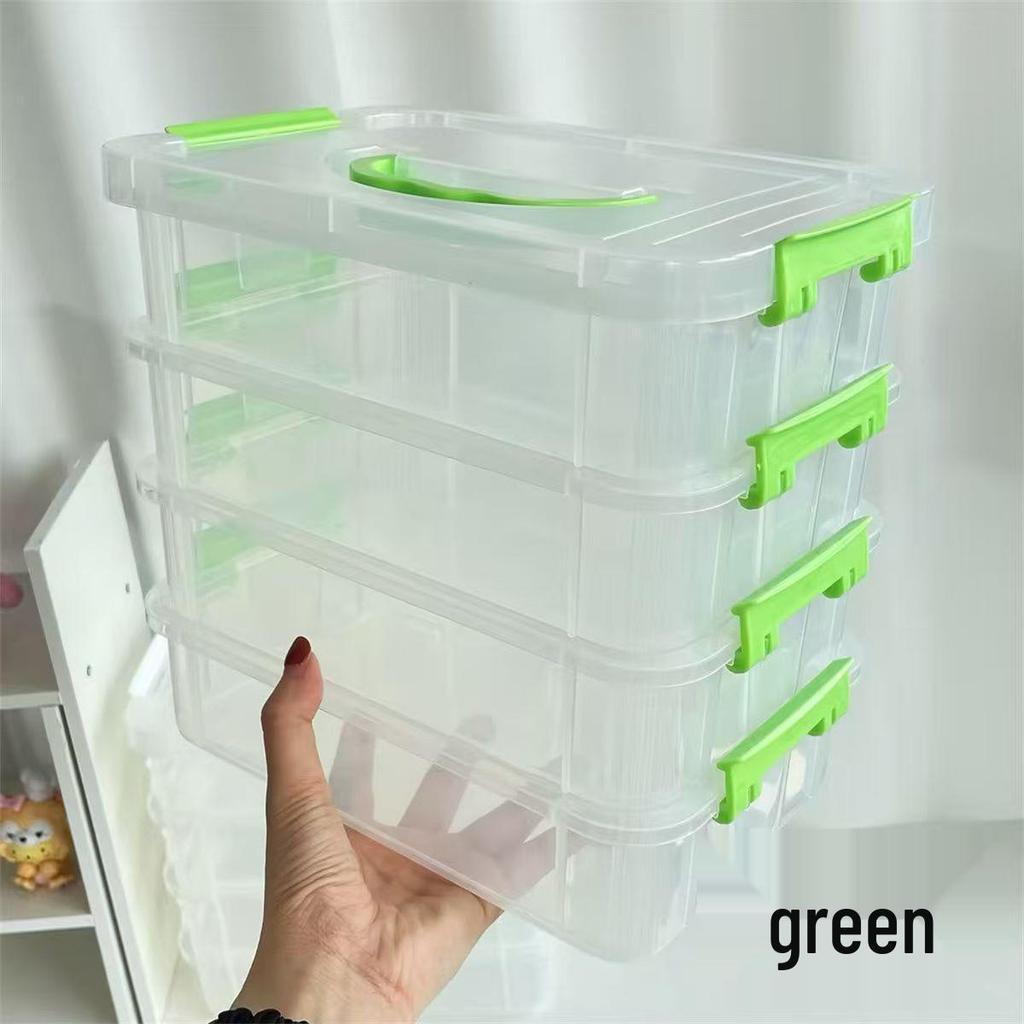 Storage Box for Toy Building Block Parts and Small Particles