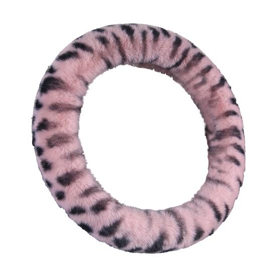 Auto Lenkradbezug, weich, flauschig, warm, Lenkradbezug für den Winter, Plüsch, Autozubehör