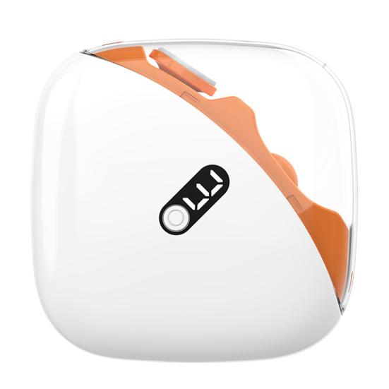 

Електрична кусачка для нігтів 2-в-1, 3 швидкості, тример для нігтів зі світлодіодним підсвічуванням, USB-перезарядка, для немовлят, дітей, літніх людей, автоматична машинка для стрижки та шліфування нігтів на пальцях рук помаранчевий