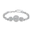 InLove Fine Jewelry Set Iced Out 925 Sterling Silver VVS Moissanite Ring Bracelet Necklace Jewelry Set GRA Certificated