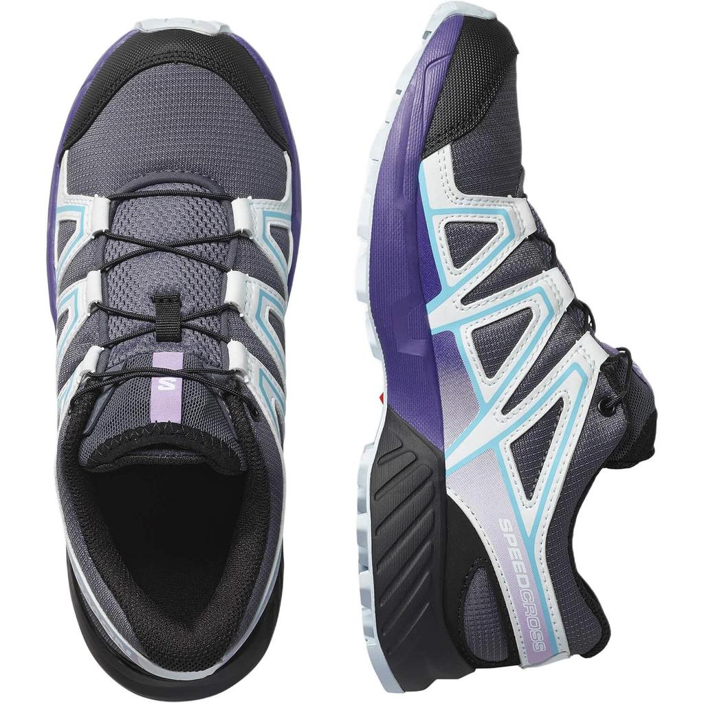 Salomon Speedcross Comfortable Versatile Shock Absorbing Durable Low Top Kids Running Shoes Kids Running Shoes Black L47733200