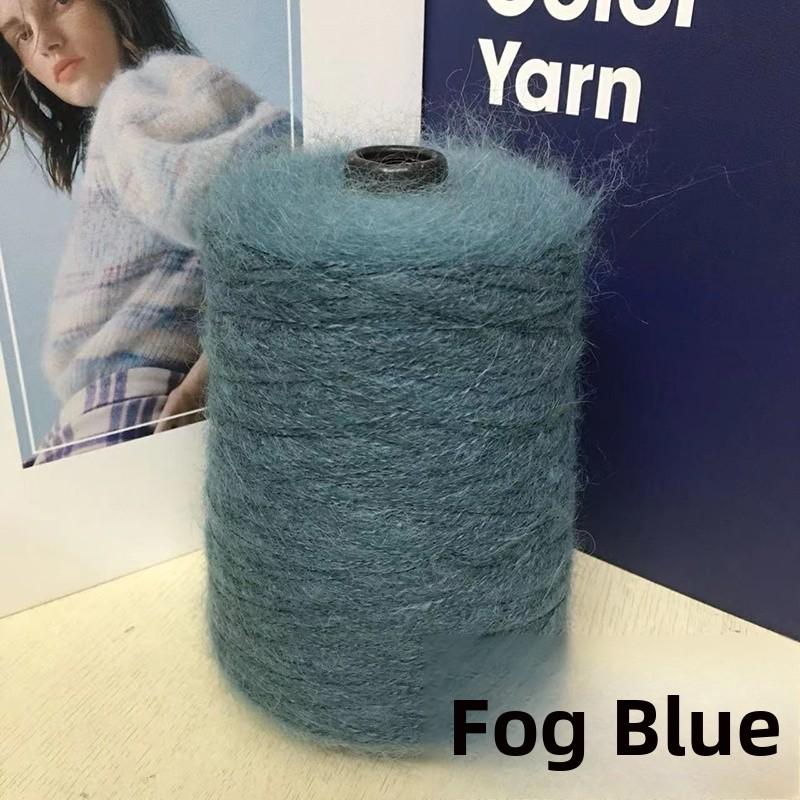 Wool Angora Yarn 3-Ply Long Velvet Wool Sweater Knitting Yarn Hand Crochet Fine Merino Wool Content 33% for Clothing Acco...