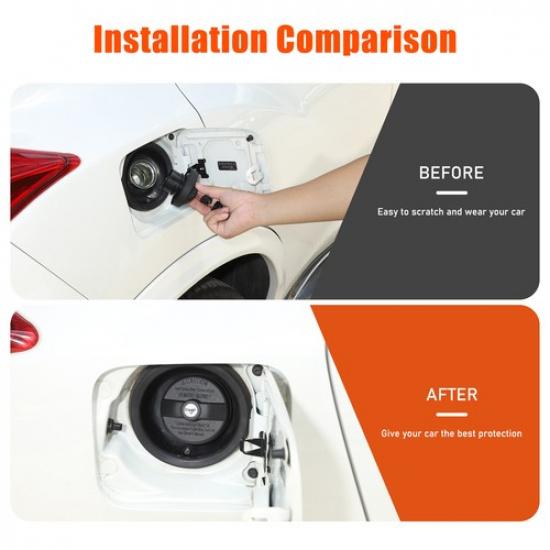 Car Fuel Lid Petrol Gas Tank Locking Cover Trim For Nissan Juke 2011-