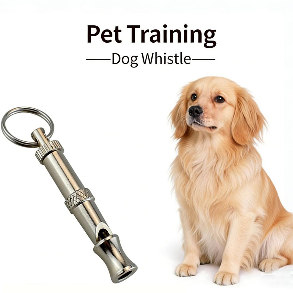 1 Pc Pet Dog Whistle Adjustable Volume Ultrasonic Whistle Portable Used For Pet Training Behavior Assistance