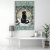 Metal Cat Wall Art Vintage Pub Decor Retro Rustic Tin Sign Poster