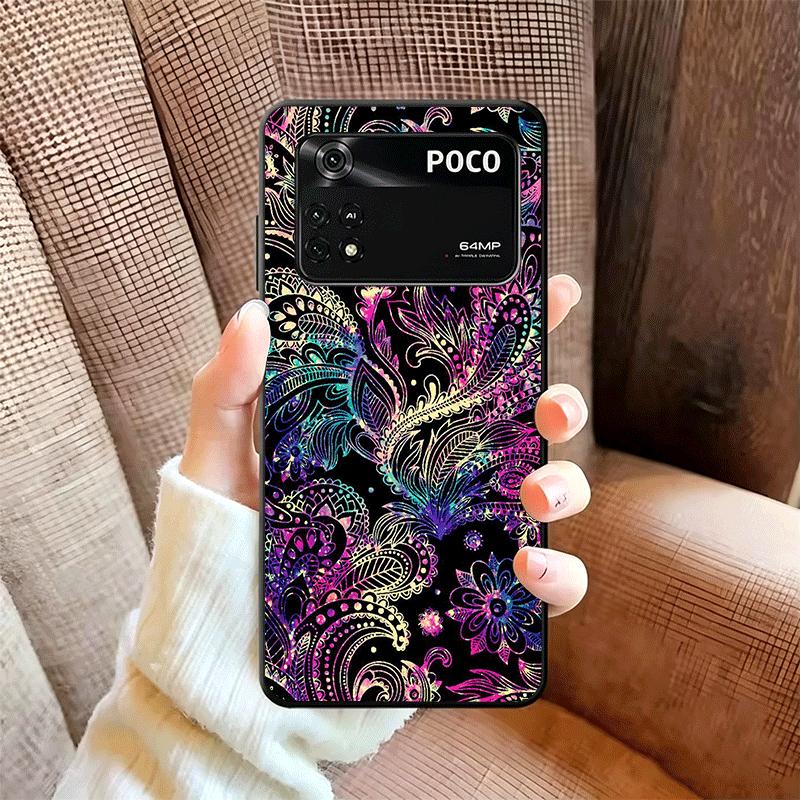 Mandala Sunflower Dreamy Style Soft Phone Case for Xiaomi Poco X5 X6 X7 X8 Pro Max X3 F7 F8 Ultra M8 M7 M6 M5 Redmi 15 15C 14C 1