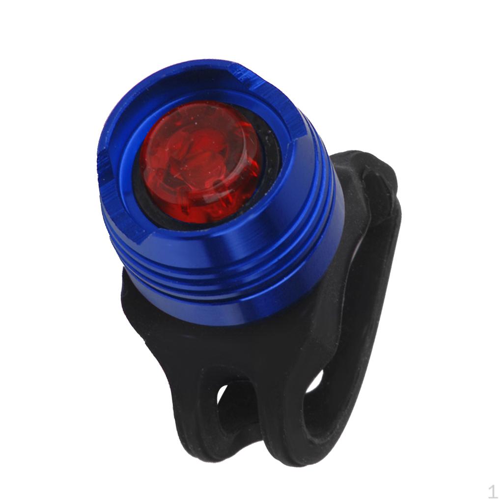 

Red LED Bike Cycling Helmet Flash Warning Lamp Blue