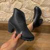 Autumn and Winter New Fashion Trend Retro Niche British Style Thick-heeled Boots Women's Versatile Casual Leather Boots