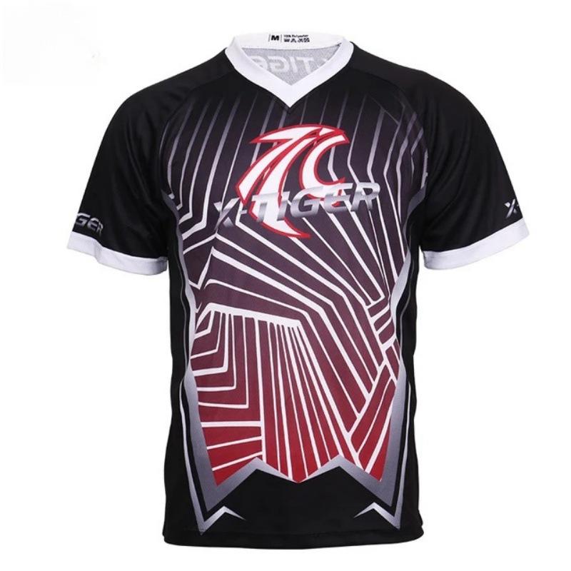 

Летний топ с круглым вырезом и 3D-принтом Izumi Sport дышащий модный повседневный с коротким рукавом мужской 6XL