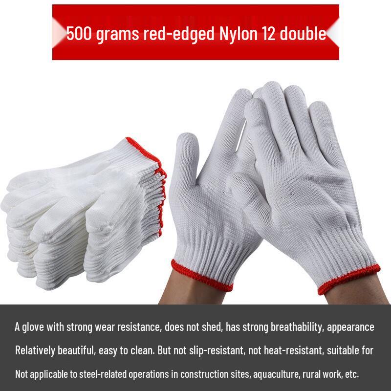 JIAQILI Cotton Work Gloves