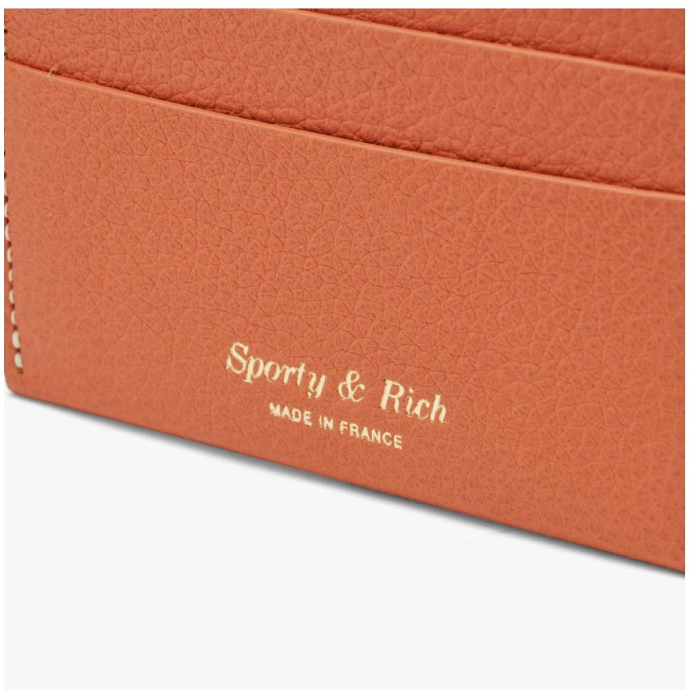 Sporty   Rich Ac743co Coral Sr Grain Card Holder