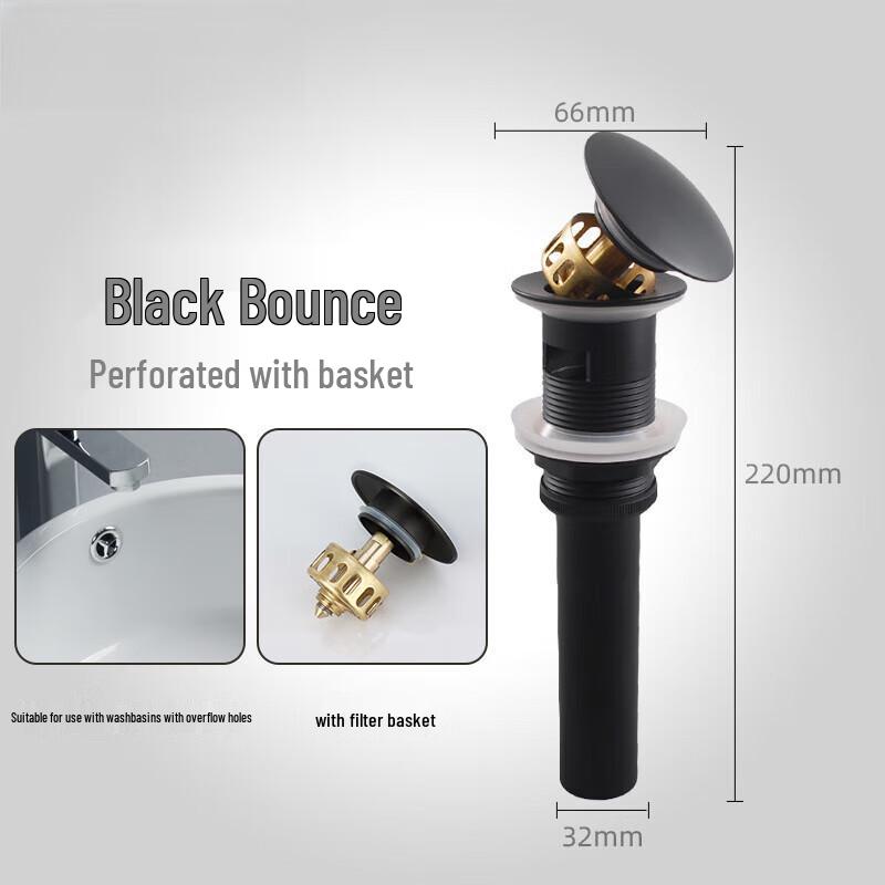 CHENDU Stainless Steel Pop-up Basin Drainer