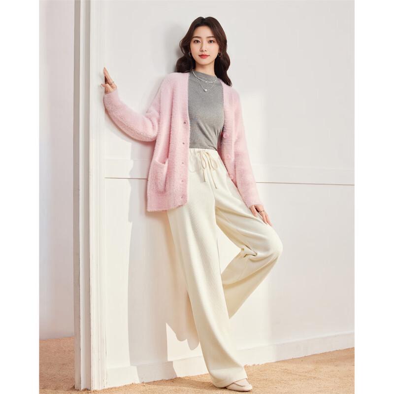 IEF Women's Fleece-lined Wide-Leg Pants