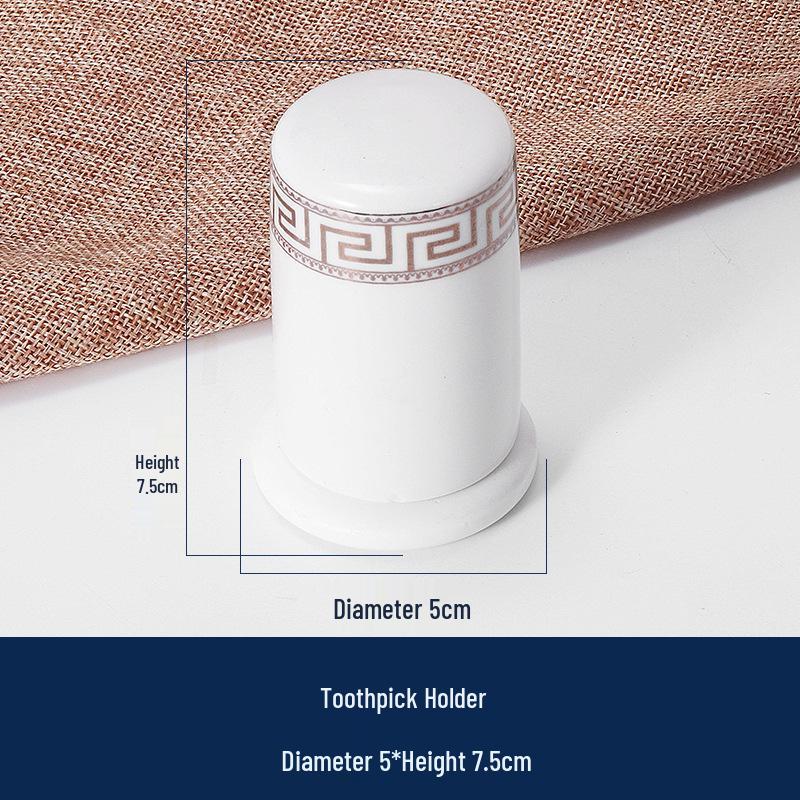 Set di Stoviglie in Ceramica di Lusso: Piatto, Ciotola, Cucchiaio e Tazza in Osso con Bordo Dorato - 4 Pezzi per Eleganza di Hotel e Ristorante