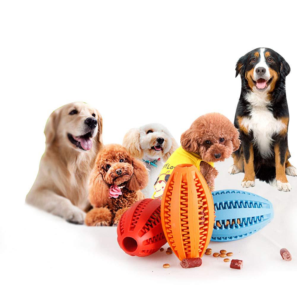 Durable Molar Rubber Dog Toy – Chew-proof TPR Rugby Ball for Puppies