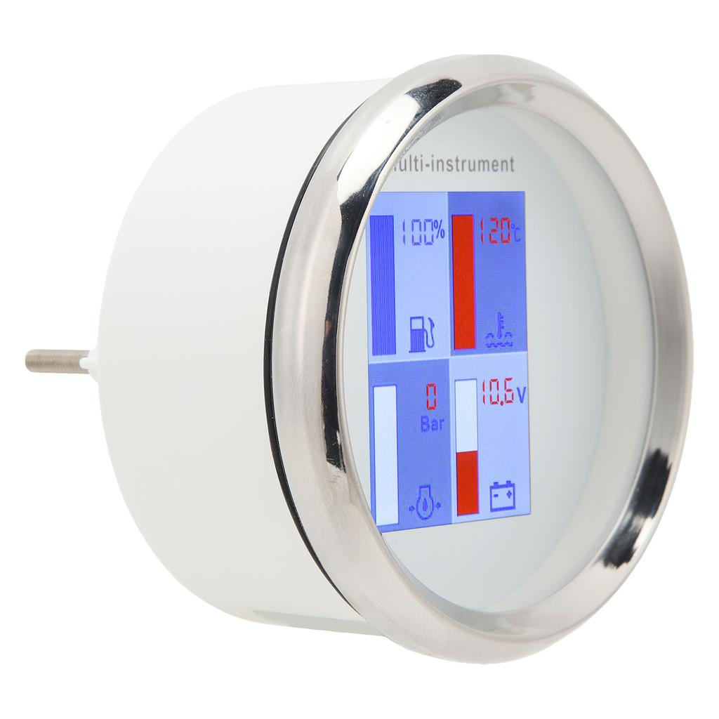 85mm Digitale Wassertemperaturanzeige LED-Hintergrundbeleuchtung Hochpräzise IP67 Wasserdicht Multifunktionsanzeige Für Yachten Schiffe