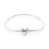 Pandora 598827c01 Moment Family Tree Heart Class Snake Chain Silver Bracelet