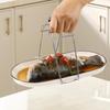 Dish Lifting Gripper Rustproof Stainless Steel Plate Retriever Long-Lasting