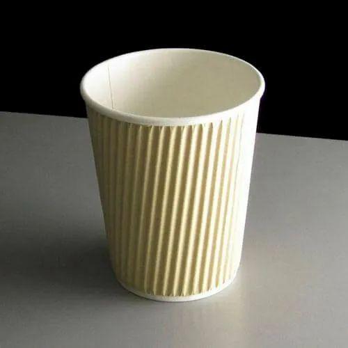 Grooved Kraft Paper Cup Free Of Charge Sup