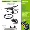 Monopattino Elettrico NUTT A5-D con Freni Idraulici, 140mm, 160mm, 180mm, Compatibile con Zero 10X, KUGOO G1, VSETT 10+, 9+, 9