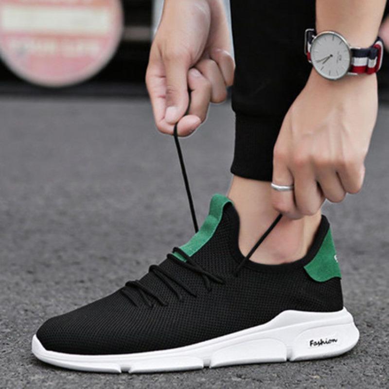 Men's Shoes Summer Mesh Shoes Men's Breathable Sports Shoes Men's Trend Casual Shoes Men's Running Shoes