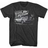 Back To the Future Mens Faded Bttf T-Shirt