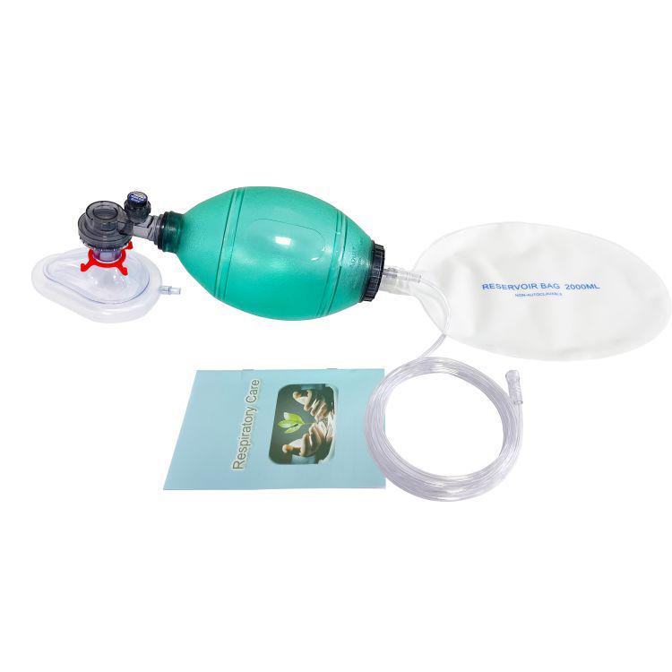 Grüner PVC Beatmungsbeutel