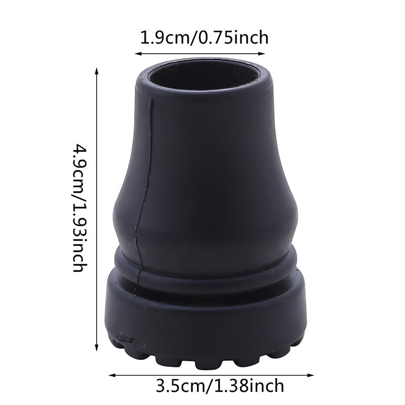 

16-22mm Antiskid Walking Stick Crutch Cane Bottom Pads Cover Protector Climbing Hiking Trekking Pole Tip 1PC