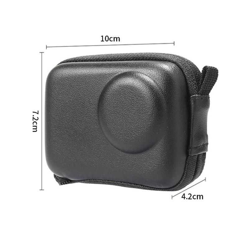 Carrying Case For Dji Osmo Action 6 Small Storage Bag Pu Hard Travel Protector Case Protective Accessories